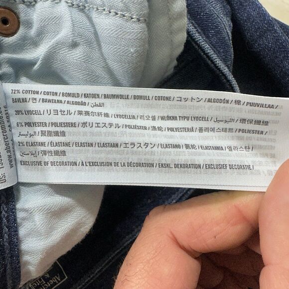 Abercrombie & Fitch Jeans Womens 0R/25‎ Blue Simone High-rise Ankle Distressed - Picture 6 of 14